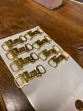 Placa para zapatos de acero inoxidable personalizable para chica, accesorio para deportivas, hebilla con nombre, niña, estilo bohemio, kpop