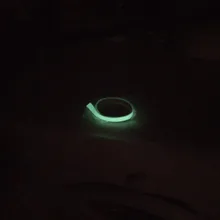 Cinta luminosa autoadhesiva de 1,5 cm x 1m, cinta de visión nocturna que brilla en la oscuridad, seguridad, advertencia, cintas decorativas para el hogar, 1 Uds.