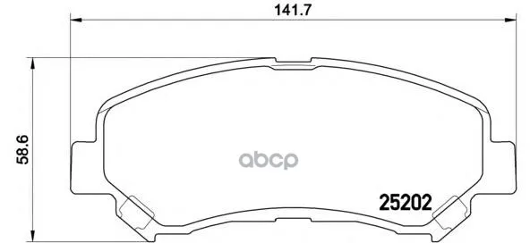 Колодки Тормозные Suzuki Kizashi 10- Передние С Инд.Износа Brembo P79028 Brembo арт. P79028