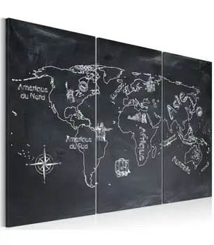 

Table-Geography class (in French)-Triptych