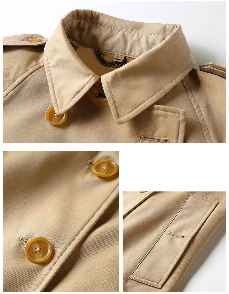 Obrix 8 Trendy Streetwear Female Trench Classical