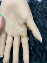 Anillo de boda de circonia cúbica para parejas, sortija de boda para aniversario romántico, Color dorado, accesorios de joyería para hombre y mujer
