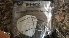 Mascarilla facial FFP2 KN95, máscara fp2 con filtro PM2.5 200 en blanco y negro, antipolvo, 5-95% Uds., estándar de la UE, envío rápido