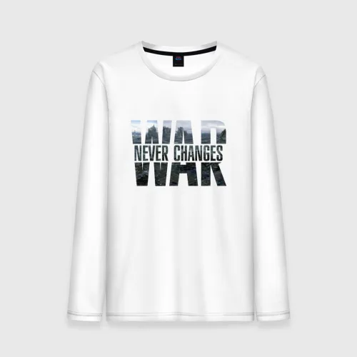 Мужской лонгслив хлопок War never changes|Толстовки и свитшоты| |
