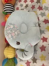 Almohada de reposacabezas con dibujo animado para bebé, almohada para dormir de hermosa forma de Animal para niño pequeño, cojín para cuello y cabeza, juguetes de felpa