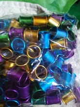 Foot-Ring Pigeon-Bird Animal-Carriers Farm Poultry 10mm 8mm Aluminum 100pcs Inner-Diameter