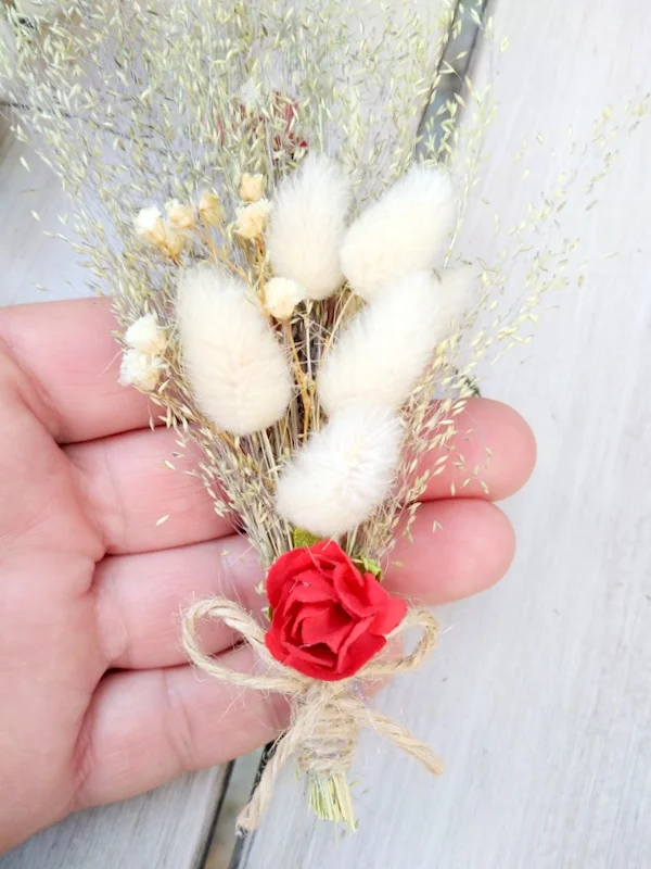 6 Pcs Of Natural Fresh Dried Preserved Flowers Gypsophila Paniculata Needle Corsage Boutonniere groom 6 Pcs Of Natural Fresh Dried Preserved Flowers Gypsophila Paniculata Needle Corsage Boutonniere groom