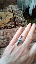 Clásico de moda de anillo de boda azul exquisito anillo de circón para mujer 2020 nueva moda joyería de la boda de regalo de Año Nuevo