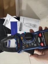 Medidor de pinza Digital multímetro Auto de la gama de A-BF CS206B/CS206D actual voltaje temperatura condensador de valores eficaces verdaderos AC/DC MAX/MIN NCV