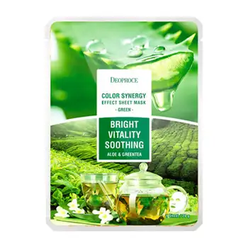 

Fabric mask deoproce color synergy effect sheet mask Green