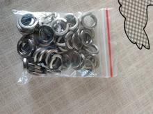 2/5/10/50/100 Uds GB93 A2 304 de acero inoxidable de primavera arandela de seguridad partida elástico Junta M1.6 M2 M2.5 M3 M4 M5 M6 M8 M10 M12 M16 M24