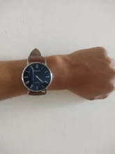 Reloj de cuero decorativo con correa para hombre, deportivo, de pulsera