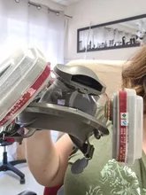 Mascarilla facial para fumigación, filtro para el trabajo, seguridad, protección contra el formaldehído, 6800