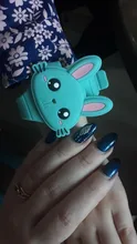 Reloj electrónico LED para niños, pulsera de silicona con dibujos de conejos, funda abatible, regalo encantador, JAN88, 1 Uds.
