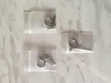 Ídolo KPOP ADN chicos coreanos PERNO DE ACERO INOXIDABLE pendientes de la pluma de cadena larga de las mujeres de los hombres de Rock Grunge Hipster Punk Unisex Clip de oreja