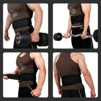 Gym Weightlifting Belt Adjustable Waist Back Support  Squat Dumbbell Barbell Deadlifts Training Fitness 2
