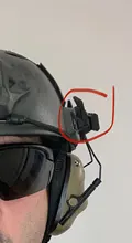 Tactical Helmet Headset Rail-Adapter Airsoft Communication Military Shooting with Outdoor