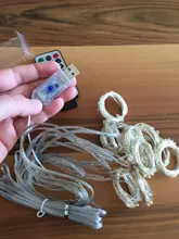 Curtain-Light Garland Fairy Wedding Home-Decor Christmas Outdoor New-Year 3X3M Usb Led