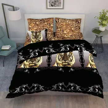 

Bed linen coarse calico Vasilisa-"Bengal Tiger"