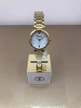 

Gold Plated Stylish Flashy Women's Wristwatch Original Gold Wristwatch