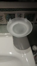 Jabonera de vidrio transparente, accesorio de baño, plato de jabón de baño, plato de vidrio mate, envío gratis, YT-7101