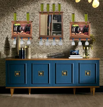 

Wall Mirrors art picture wall mounted wine whiskey beer bottle rack holder kitchen Bar living room exhibition wall decor 3pcs