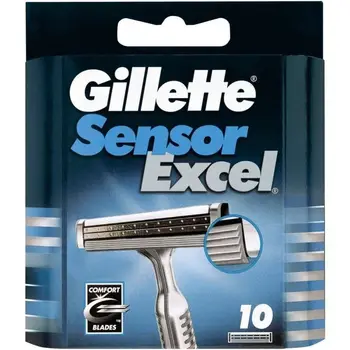 

Gillette Sensor Excel Сменные кассеты для бритвы 10 шт