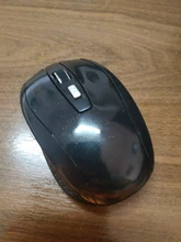 Ratón Óptico Inalámbrico 1600 DPI Sin Cable Receptor USB Wireless Mouse 2.4GHz Negro para PC Ordenador Portátil Windows