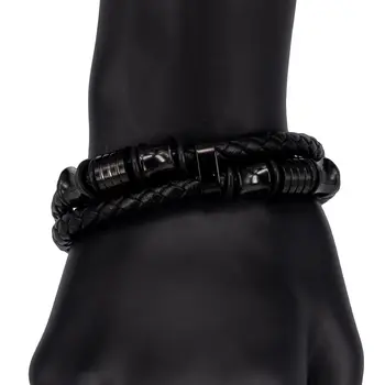 

Double bracelet Black (54040)