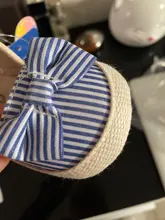 Zapatos de verano para niños y recién nacidos, zapatillas de cuna suaves para bebés, antideslizante con lazo a rayas, 0 a 18 m, 2019