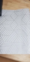 Stick Wallpaper Removable Vinyl-Film Geometric Silver Hexagon Haohome Peel Self-Adhesive