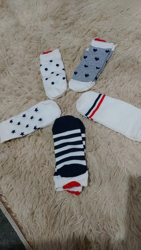 Women's Cotton Cute Printed Socks 5 Pairs
