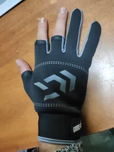 Guantes de pesca antideslizantes para hombre, protectores de manos para pesca, para deportes al aire libre, con corte de tres dedos
