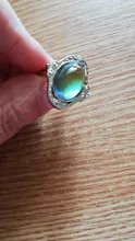Vintage Color Retro cambio anillo Oval emoción sentimiento cambiante anillo de Control de temperatura de Color anillos para las mujeres