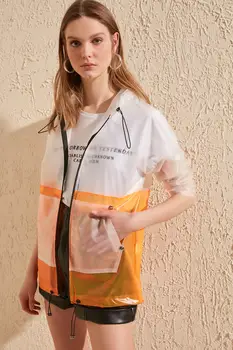 

Trendyol With Color Block Zipper Knitted Jacket TWOSS20CE0185