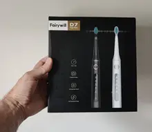 Fairywill-cepillo de dientes eléctrico sónico para adulto, FW-507 recargable por USB, resistente al agua, 8 cabezales de repuesto