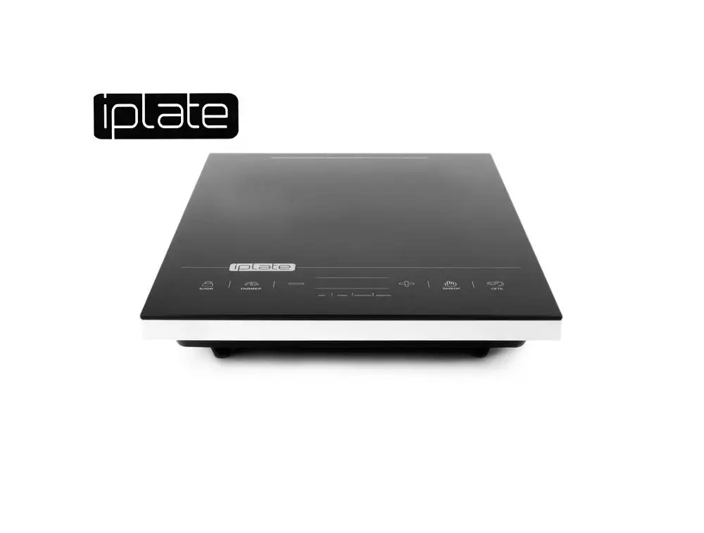 Индукционная плита IPLATE YZ-T24 версия 2021 года (2000 Вт шаг по 100 таймер 24 часа усиленный