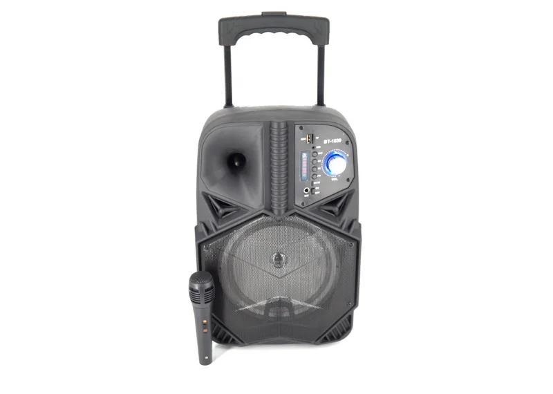 Акустическая система BT Speaker BT-1839 USB Bluetooth комбо колонка усилитель звук сабвуфер уличный чемодан микрофон акустика FM