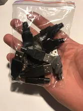 New 10pcs Type A Male USB 4 Pin Plug Socket Connector With Black Plastic Cover