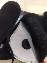 Máscara de cara de ciclista con filtros PM 2,5, Mascarilla anticontaminación con válvula de respiración de carbón activado para ciclismo