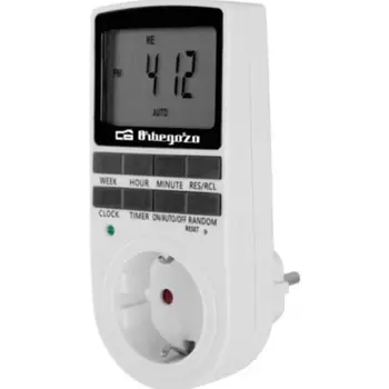 

PROGRAMMER/DIGITAL TIMER ORBEGOZO PG 25-MAX POWER 3680W - 16 PROGRAMS CONFIGURATION-10 MEMORIES-LCD SCREEN