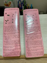 Depiladora de depilación cera unisex, rollo de tiras de papel de cera 20 #4, 100 Uds.