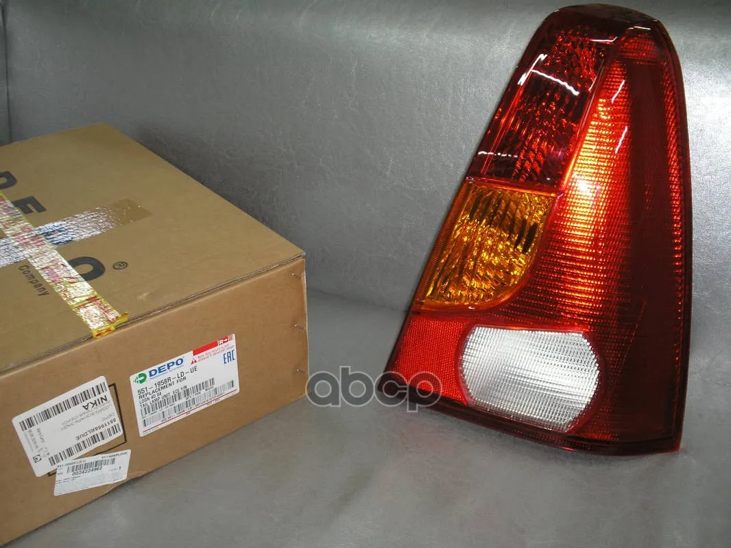 Фонарь Задний Прав(Жёлто-Красный) Dacia: Logan 04- Depo арт. 551-1958R-LD-UE