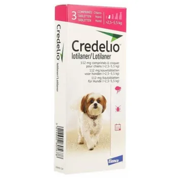 

CREDELIO 112 mg ectoparasiticide 3 tablets for dogs