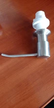 Dispensador de jabón para encimera de fregadero, botella de jabón líquido de cocina de acero inoxidable cepillado, prensa manual, organizador, 300ml