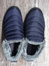 Hombres botas ligero zapatos de invierno para hombres botas nieve calzado de invierno de talla grande 47 Slip On Unisex tobillo botas de invierno