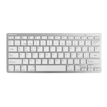 

Keyboard Silver HT White Silver Bluetooth