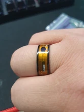 Anillo Digital de acero inoxidable para hombre, anillo inteligente con NFC, para teléfonos Android, con pareja funcional
