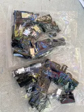 10 unids/lote USB macho 5 Pin DIY Micro USB conector de la cáscara de plástico de Jack cola Sockect macho terminales