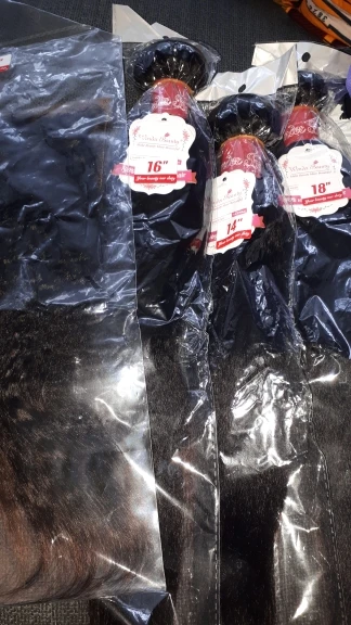 Kinky Straight Brazilian Hair Bundles With Closure photo review